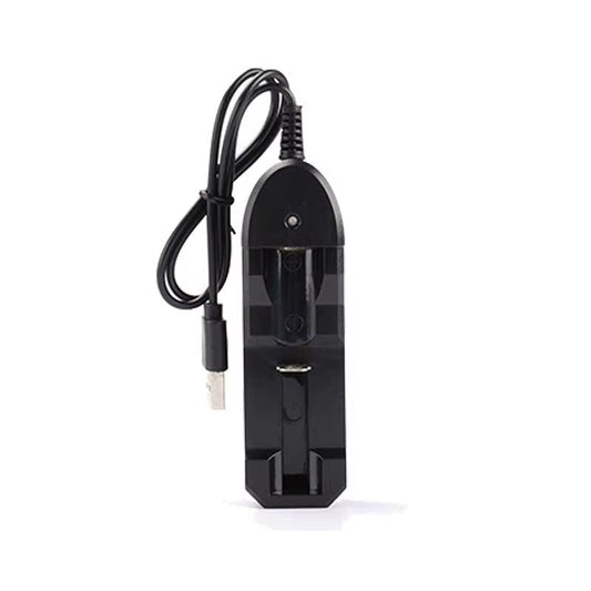18650 Charger Lithium Battery USB Charger 1/2/4 Slot Independent Charging Rechargeable Battery with LED Light Battery Charging